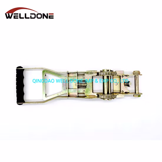 Ergonomic 2inch 50mm 5t 5000kg Finger Line Handle Ergo Ratchet Buckle for Tie Down Strap