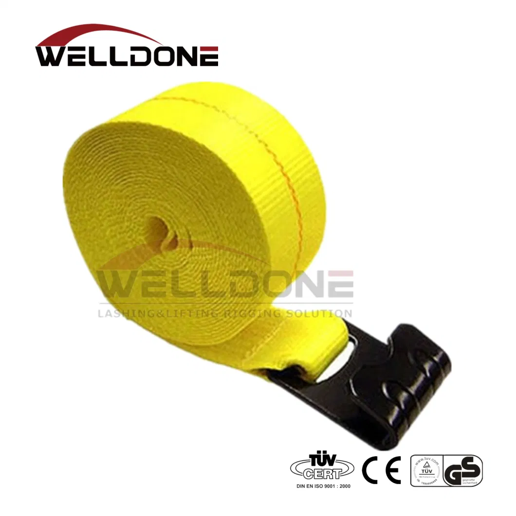 4" X 27′ Logistic Winch Strap with Sewn Eye Factory Price