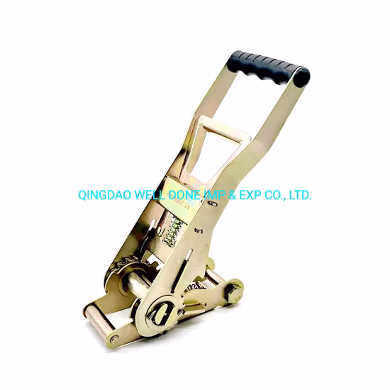 Ergonomic 2inch 50mm 5t 5000kg Finger Line Handle Ergo Ratchet Buckle for Tie Down Strap