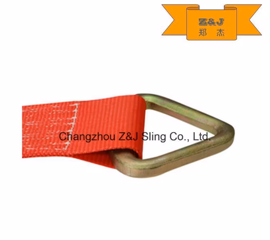 Correa de cabrestante con anillo Delta y protector de borde de 4 pulgadas personalizada